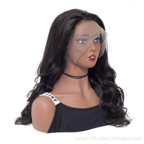 100% Cuticle Human Hair 10A Grade Raw Indian Transparent Lace Full Lace Wig
